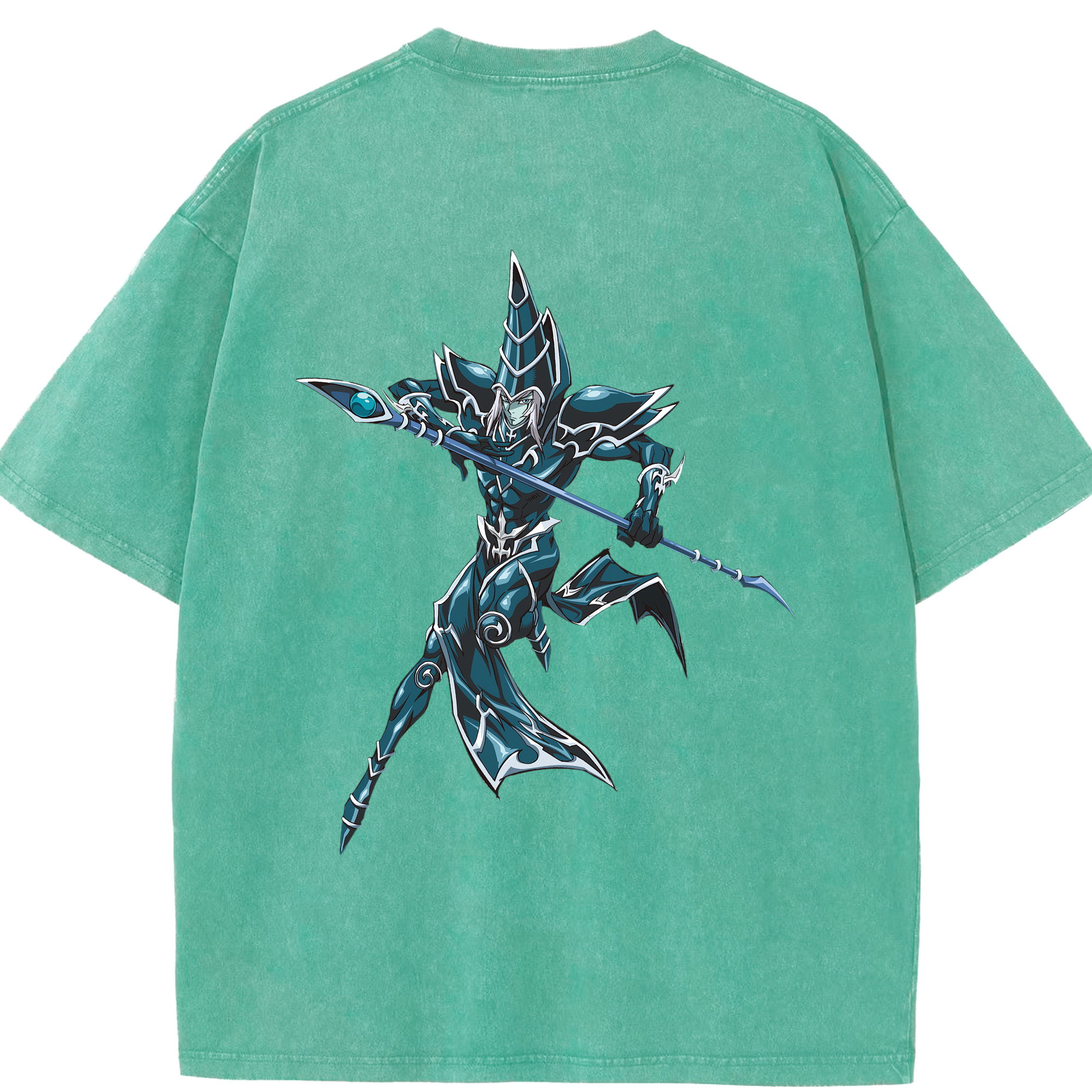 （画像用） 遊☆戯☆王 Yu-Gi-Oh! 綿100% ヴィンテージ風 半袖Tシャツ（背面プリント）